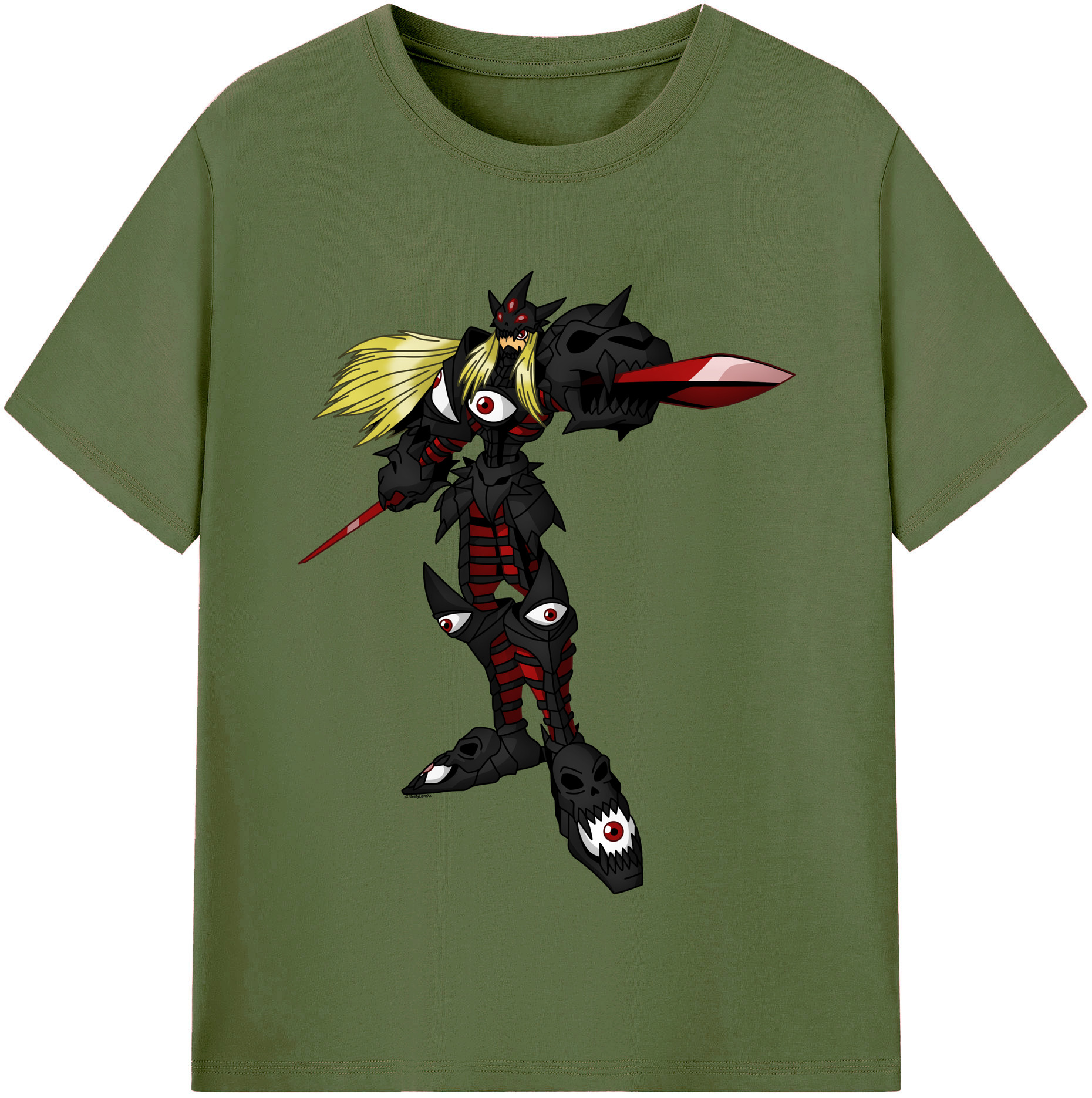 （画像用） Digimon デジタルモンスター/デジモン 綿100％半袖Tシャツ（フロントプリント）
